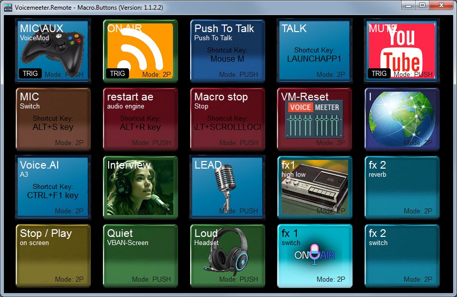 Macro Buttons, programmable push buttons controller